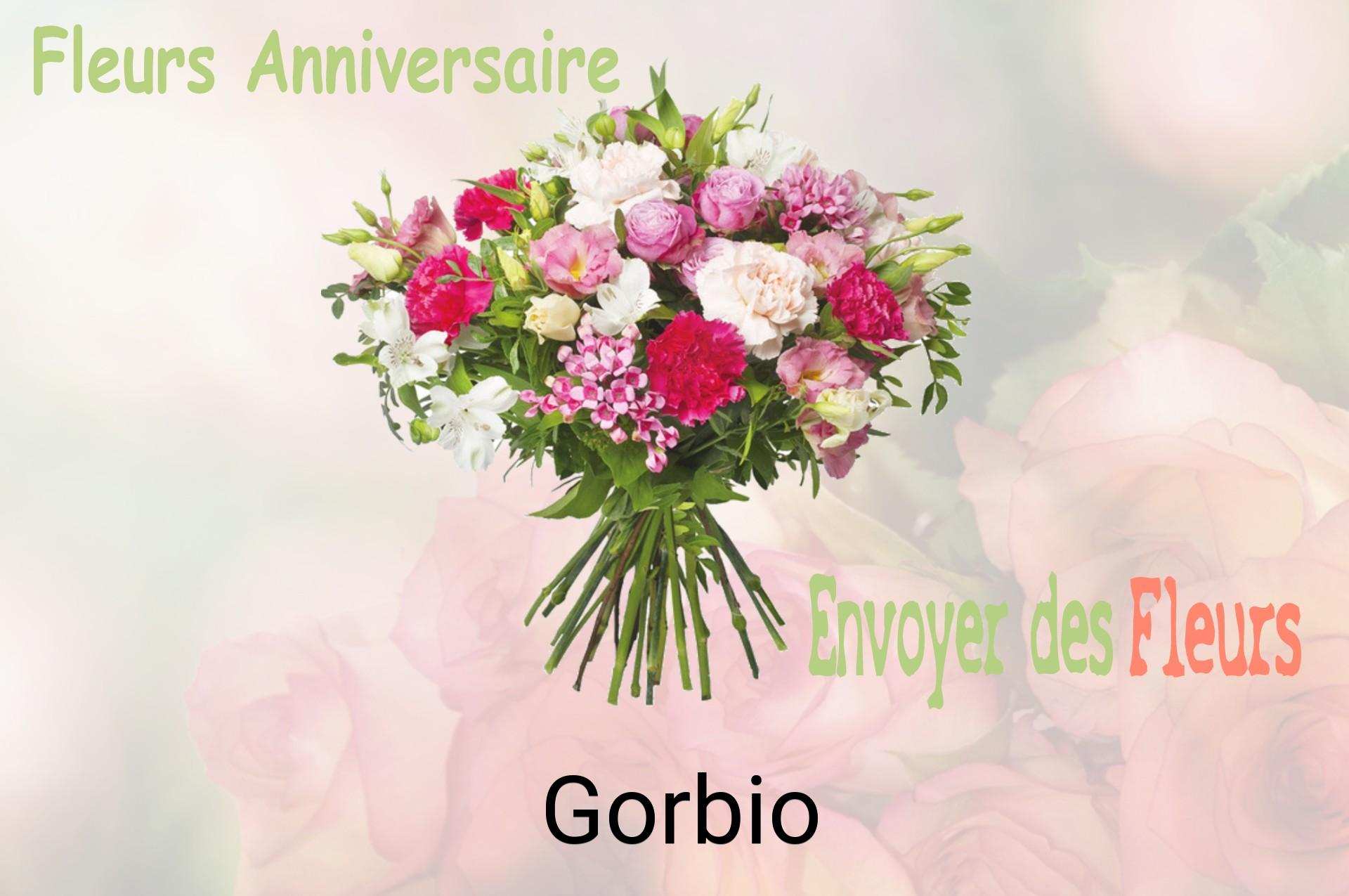 Bouquet de fleurs d’anniversaire livré à Gorbio